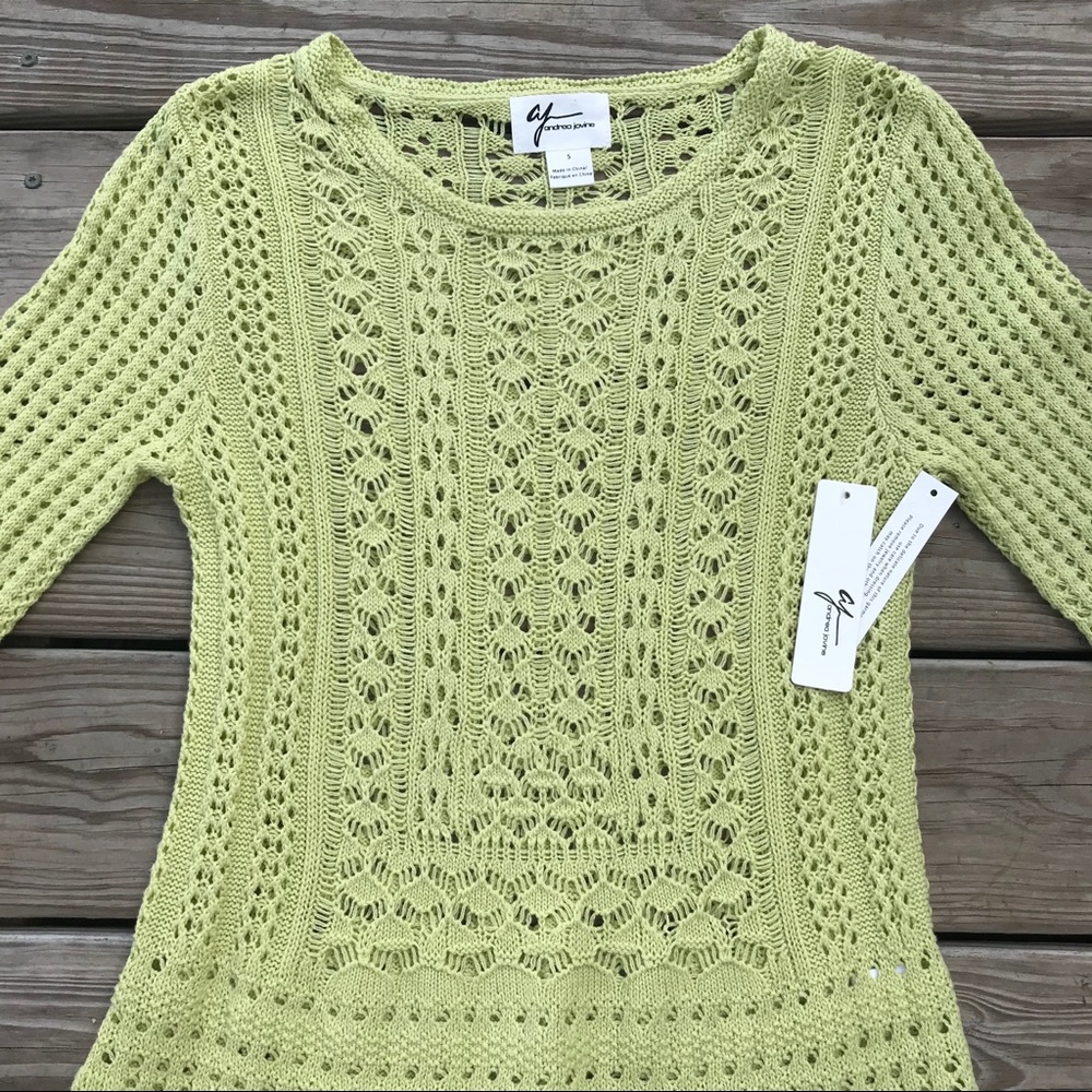 Andrea Jovine Green Top - Picture 3 of 6